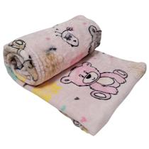Cobertor Manta Bebe Cartoon Bichinhos Antialérgica Macia