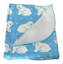 Cobertor Manta Bebe Flanelado Recem Nascido 100% Algodão Macio Quentinho