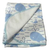 Cobertor Manta Bebe Flanelado Recem Nascido 100% Algodão Macio Quentinho