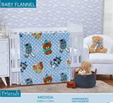 Cobertor Manta Bebê/infantil - Baby Flannel- Marca Etruria - 0,90x1,10 mt