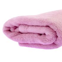 Cobertor / Manta Bebê Infantil Menina Camesa Microfibra Rosa