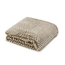 Cobertor Manta Bebê Microfibra Prime Chevron Bege