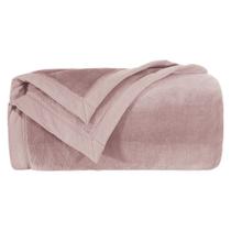 Cobertor Manta Blanket 600 Rosa Claro Rosê Fofinha macia Antialérguica King - Kacyumara