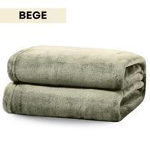 Cobertor Manta Cama Casal Antialérgica 2,20X1,80 Microfibra Soft Lisa Coberta Super Macia Quentinha Inverno Várias Cores
