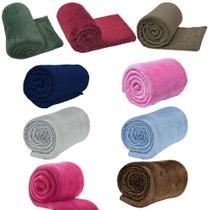 Cobertor Manta Casal Microfibra Anti Alérgico 1,80mx2,00m Lisa