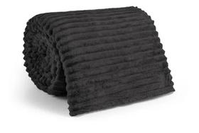 Cobertor Manta Casal Padrão Canelado Fleece Soft Macio 1,80 m x 2,00 m