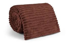 Cobertor Manta Casal Padrão Canelado Fleece Soft Macio 1,80 m x 2,00 m