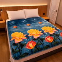 Cobertor Manta Casal Queen 2,10x1,90 Sherpa Dupla Face Frio Inverno Fofinho Quentinho Microfibra