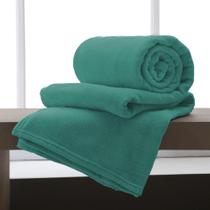 Cobertor/Manta De Microfibra Casal 210 G/M-Andreza Turquesa