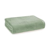 Cobertor Manta de Microfibra Fleece Queen Karsten Borges Verde Musgo