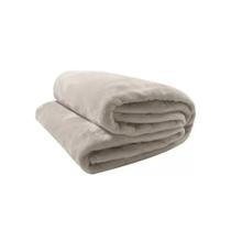 Cobertor Manta de Microfibra Neo Velour 300g Casal 1,80x2,20m Bege Camesa