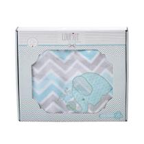 Cobertor manta flanelado bordado caixa - Loupiot Classic