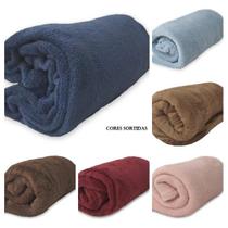 Cobertor Manta Fleece Casal Lisa Super Macia 1,80 X 2,00 - CeciCasa