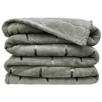 Cobertor Manta Fluffy Casal Queen 2,40m X 2,20m - Cinza Cobertor Manta Fluffy Casal Queen 2,40m X 2,20m - Cinza
