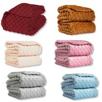 Cobertor Manta Infantil Bebe Pipoquinha Fleece Utra Macio Menino Menina