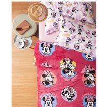 Cobertor Manta Infantil Flannel Disney Solteiro Minnie Mais