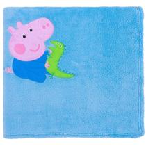 Cobertor manta infantil soft bordada microfibra peppa pig 1,75m x 1,00m