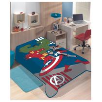 Cobertor Manta Infantil Vingadores Avengers Jolitex 1,50m X2,00m