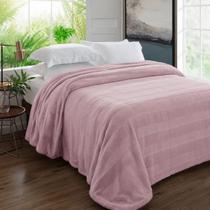 Cobertor Manta Jolitex Crystal Casal Rosa Coral 1,80m X 2,20m