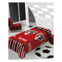 Cobertor Manta Jolitex Ternille Licenciados Soft Solteiro São Paulo Tricolor Cobertor Manta Jolitex Ternille Licenciados Soft Solteiro São Paulo Tricolor