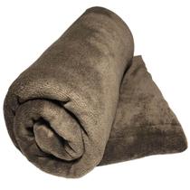 Cobertor Manta Microfibra Aconchego Queen - Cáqui