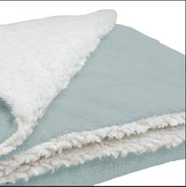 Cobertor Manta microfibra com sherpa para bebê 0,80m x 1,00m