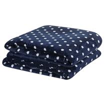 Cobertor Manta Microfibra Solteiro Petit Poa 1,50 X 2,20m Soft Veludo