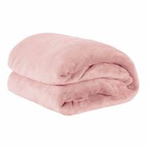 Cobertor Manta Microfibra Solteiro Rosa