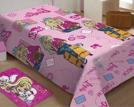 Cobertor/manta p/ cama de solteiro personagens - infantil - JOLITTEX