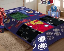 Cobertor/manta p/ cama de solteiro personagens - jolitex