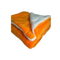 Cobertor Manta para Bebê Estampado com Sherpa Microfibra Antialérgico 90x80cm