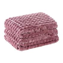 Cobertor Manta Paradise Ultrasoft Flannel Queen 2,40m X 2,20m 01 Peça - Rosa Peony