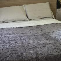Cobertor Manta Sherpa Casal Dupla Face Edredom 1,80x2,20m Cobertor Manta Sherpa Casal Dupla Face Edredom 1,80x2,20m