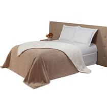 Cobertor Manta Sherpa King Dupla Face New York