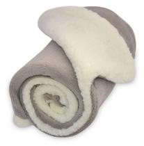 Cobertor Manta Soft Bebê Dupla Face Macio Sherpa e Microfibra