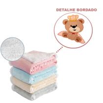 Cobertor Manta Soft Para Bebê Coberdrom de Nenem - Microfibra Aveludada Infantil Menina/o