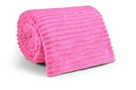 Cobertor Manta Solteiro Gigante Canelado Fleece Soft Macio 1,80 m x 2,00 m