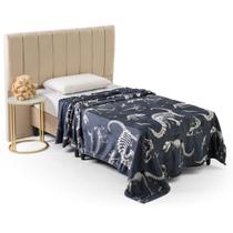 Cobertor Manta Solteiro Infantil Flanel Microfibra Toque Extra Macio Secagem Rapida