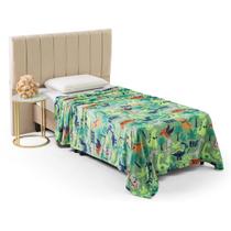 Cobertor Manta Solteiro Infantil Flanel Microfibra Toque Extra Macio Secagem Rapida