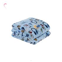 Cobertor Manta Solteiro Infantil Flannel 1,50X2,20 Macio