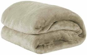 Cobertor Manta Solteiro Microfibra 2,20x1,60 Toque Macio Lisa Avelã - Shop Casa Nobre - LENHARO ENXOVAIS