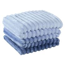Cobertor Manta Tuffy Ultrasoft Flannel Queen 2,40m X 2,20m Degradê 01 Peça - Sky Azul Marinho Cobertor Manta Tuffy Ultrasoft Flannel Queen 2,40m X 2,20m Degradê 01 Peça - Sky Azul Marinho