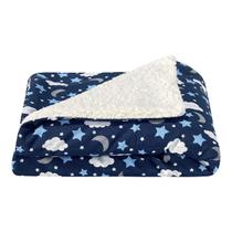 Cobertor Mantinha para Bebê Coberdrom sherpa Estampado100% algodão - Rei do Kit Berço