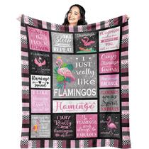 Cobertor Mcurore Flamingo Gifts 125x100cm rosa para mulheres