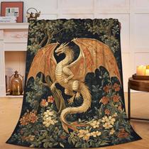 Cobertor Mecowcm Dragon Fleece Throw 100x125cm Super Soft