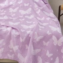 Cobertor MEJU Dream Butterfly Violeta 100% Algodão 203x229 cm Cobertor MEJU Dream Butterfly Violeta 100% Algodão 203x229 cm