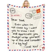 Cobertor Menghao Dear Dad Soft Flannel Throw 127x152cm