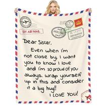 Cobertor Menghao Sister Gift de flanela macia 127x152 cm