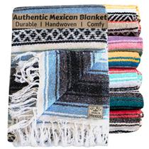Cobertor mexicano Del Mex, tecido grande, falsa Throw, 178x127cm Cobertor mexicano Del Mex, tecido grande, falsa Throw, 178x127cm