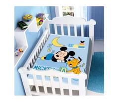 Cobertor Michey e Pluto Disney Antialérgico Enxoval Bebê Infantil Baby